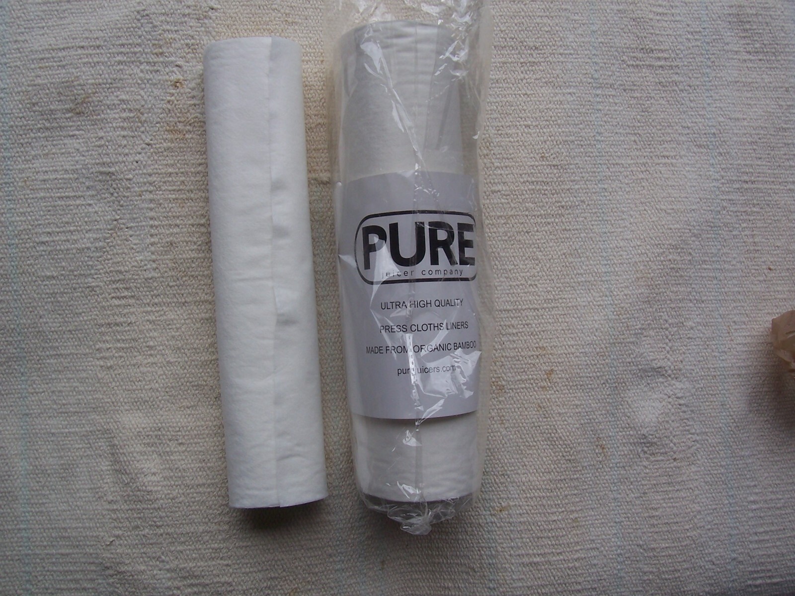 Juicer press cloth liners 1 1/2 rolls, Pure brand works with Norwalk
