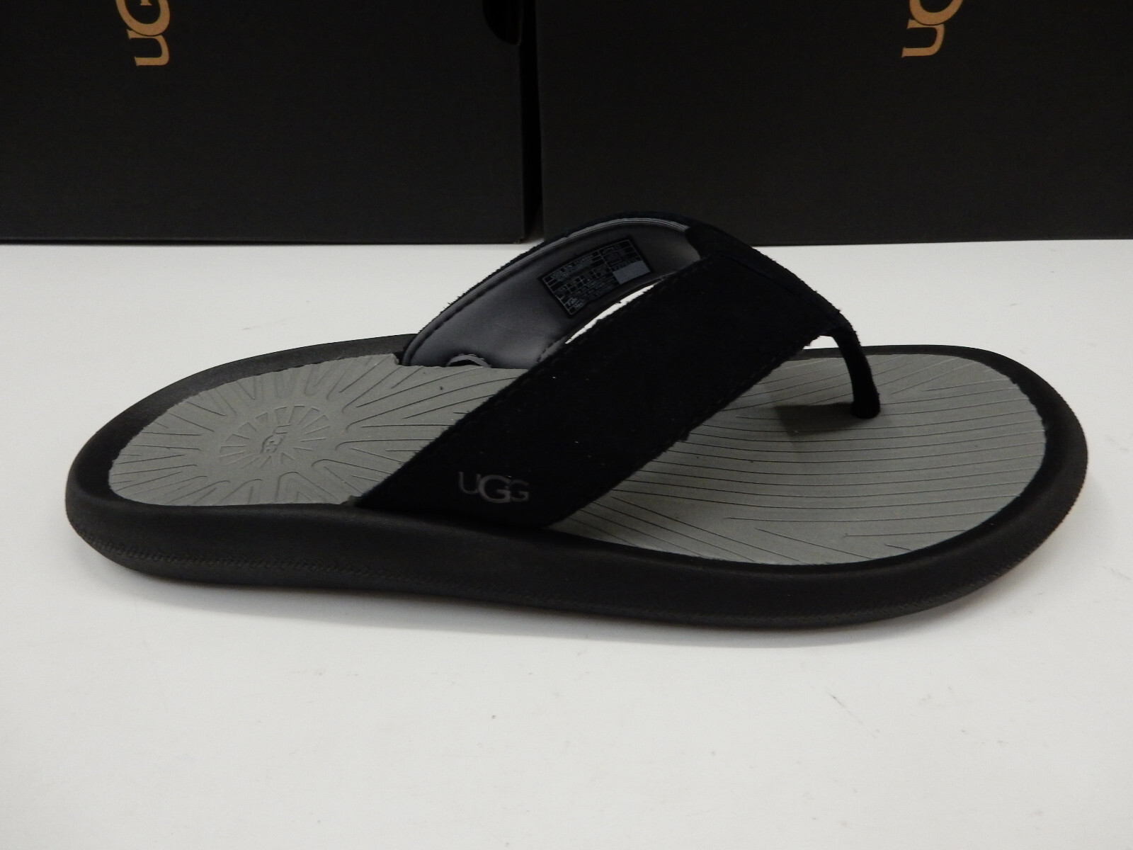 UGG Mens Brookside II Flip Suede Black 11 | eBay
