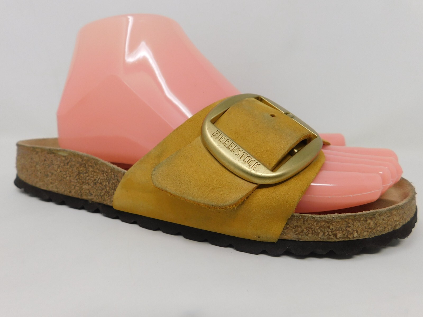 Women BIRKENSTOCK Madrid big buckle single strap mustard Women BIRKENSTOCK Madrid big buckle single strap mustard