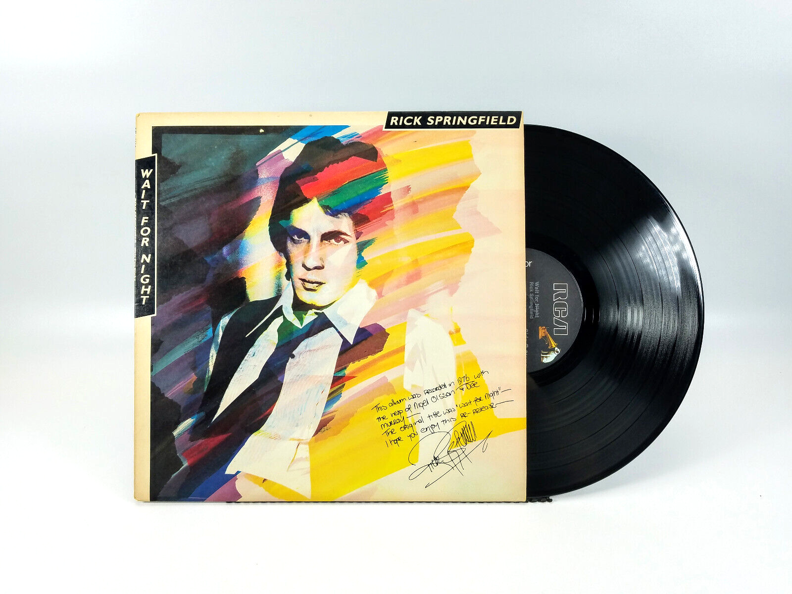 洋楽 AOR CD RICK Springfield/WAIT FOR NIGHT Rick Springfield - Wait For Night • VINYL 1976 LP • Afl1