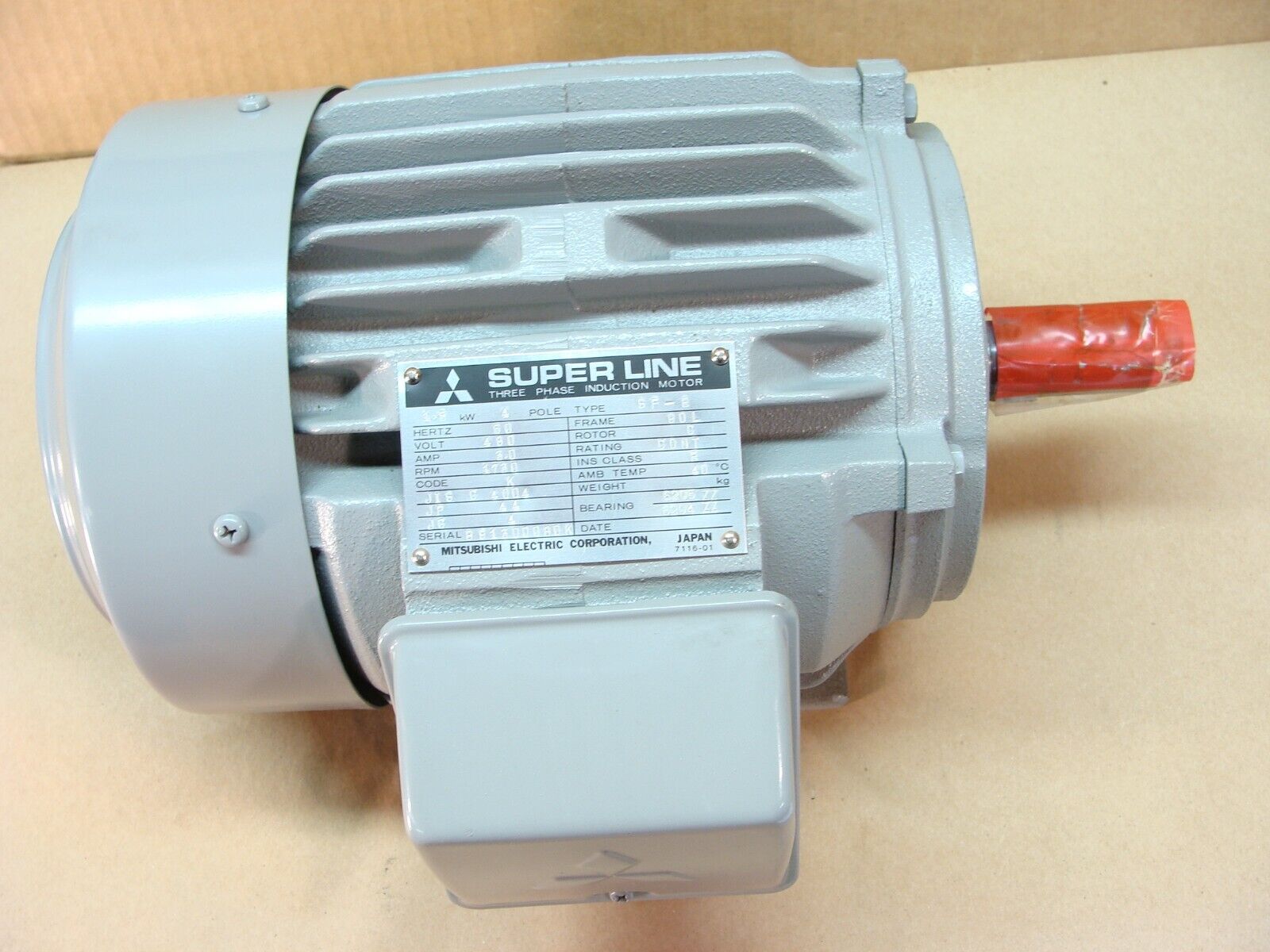 NEW Mitsubishi Electric induction motor SUPER LINE 1.5 kw NEW Mitsubishi Electric induction motor SUPER LINE 1.5 kw
