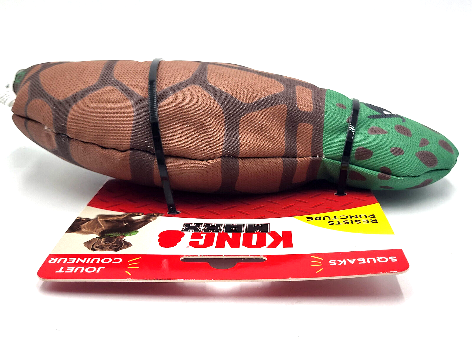 KONG Maxx Turtle Medium Squeaky Durable Puncture Resistant Soft Dog Fetch Toy