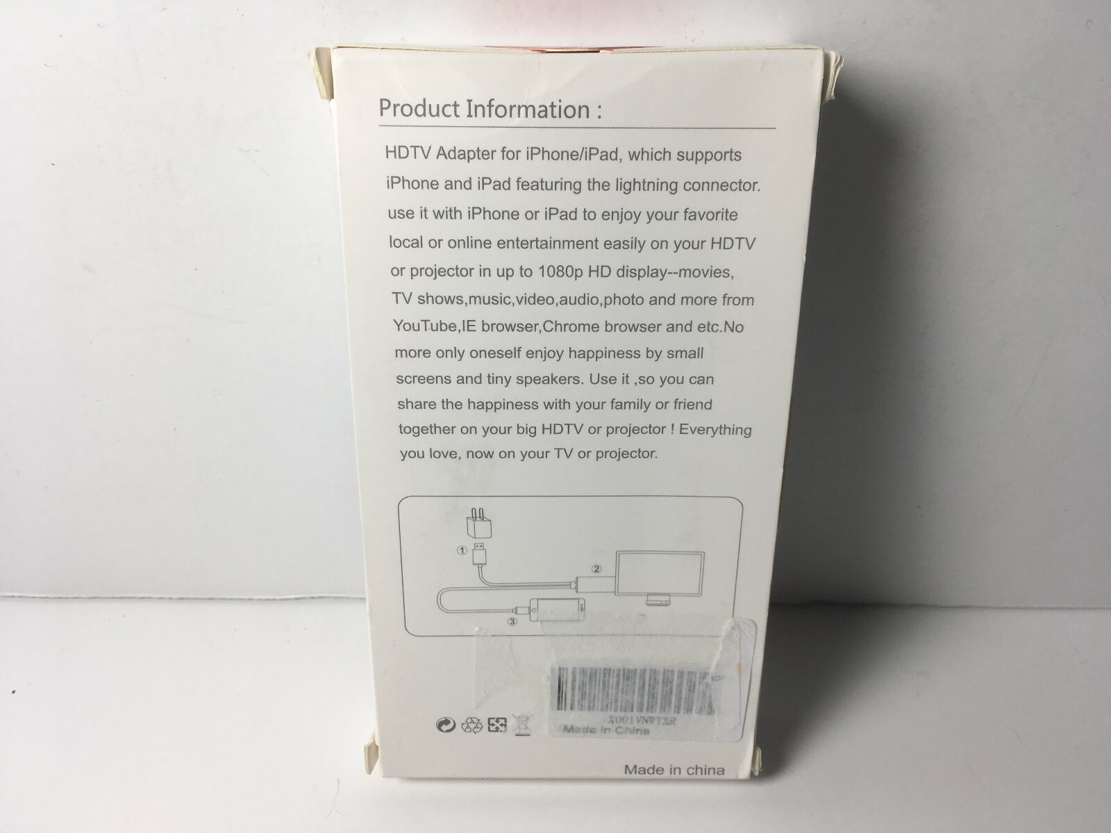 2M IOS Screen To HD TV Cable HDMI 1080P USB Charger For iPhone iPad