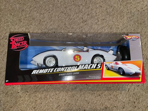 BRAND NEW Speed Racer Hot Wheels Remote Control Tethered Mach 5 Mattel 2008