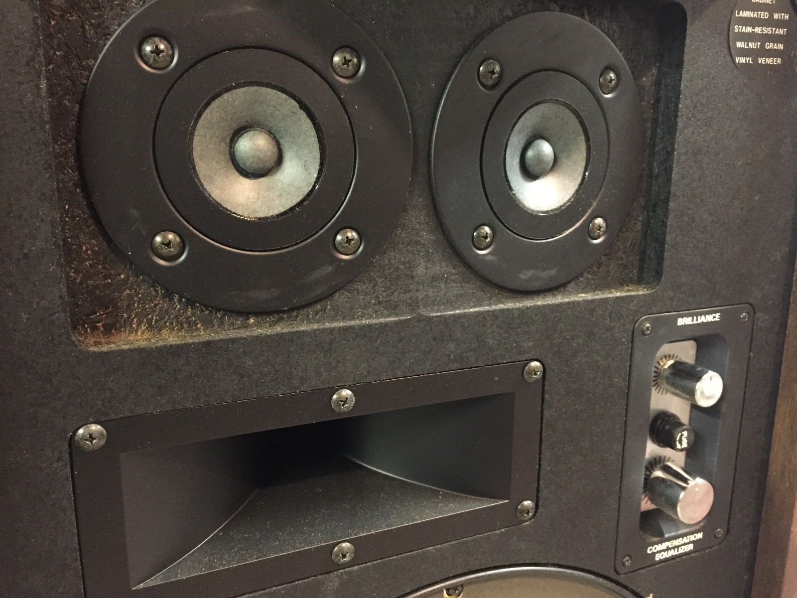 Vintage Lafayette Criterion 2002+ Speakers Speaker Made in Japan (Part out)