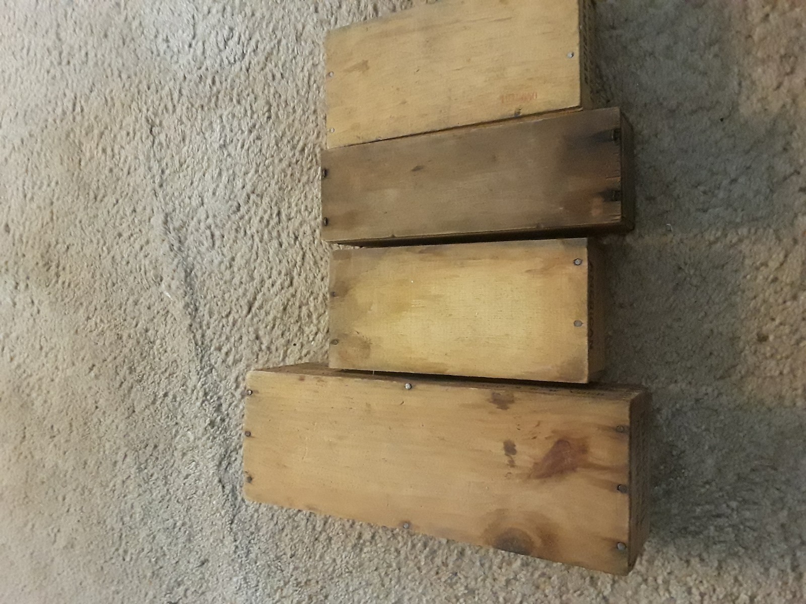 Lot Of 4 Wood Cheese Box’s Land O Lakes,cloverbloom,Forward