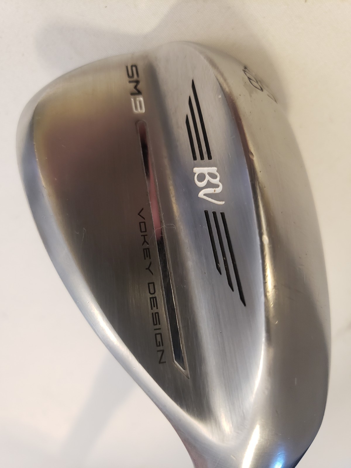 Used Titleist Vokey SM9 - 58* Lob Wedge - 14* B - K Grind - Tour Chrome - RH
