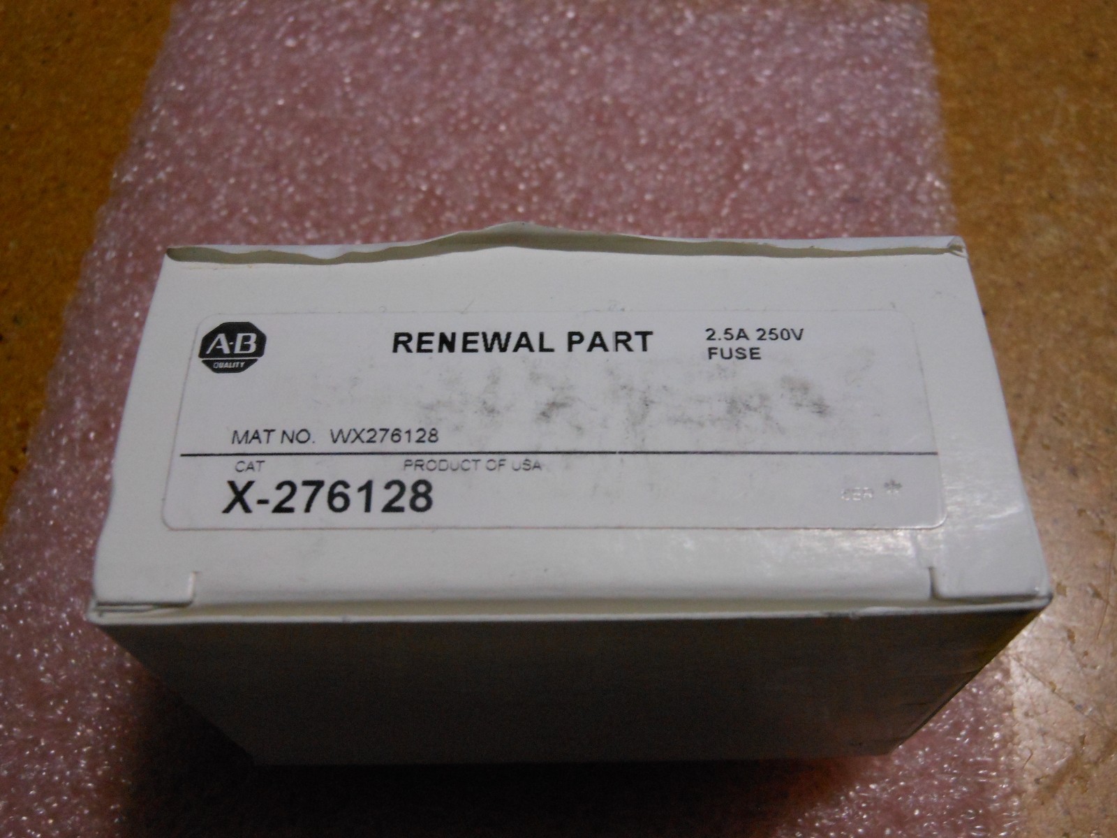 ALLEN-BRADLEY FUSE 2.5A 250V # X-276128 NSN: 5920-01-662
