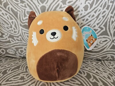 Squishmallow 7.5'' Seth Red Panda Bear Soft Zoo Squad Sensory Plush Brand New NWT