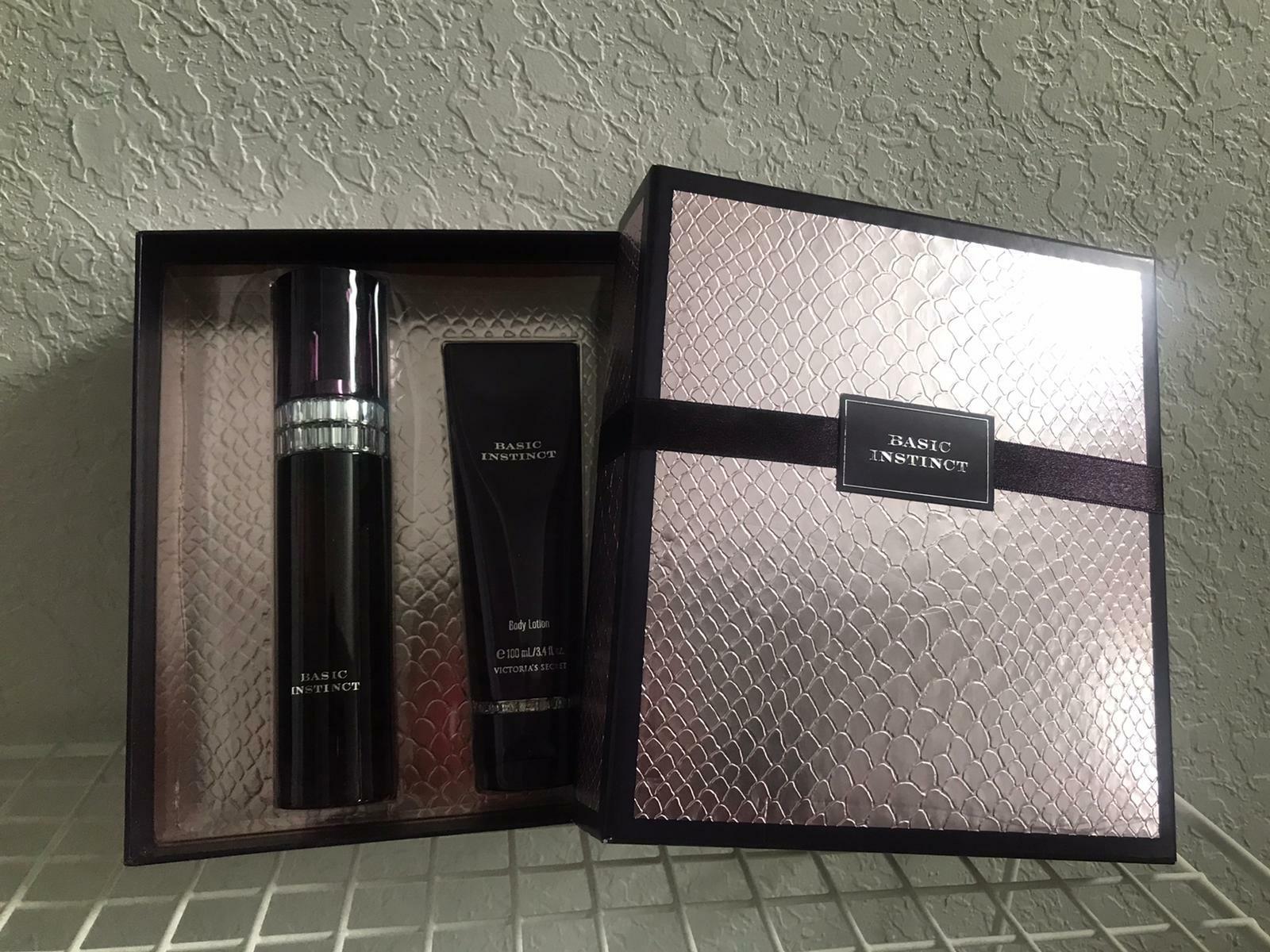 Victoria's Secret Basic Instinct Perfume Gift Set NIB, Rare, 2.5 EDP, 3.4 Lotion