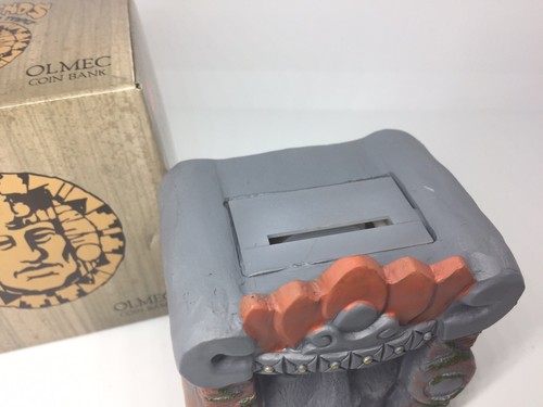 Nickelodeon Legends of the Hidden Temple Olmec Coin Bank -Non Light up