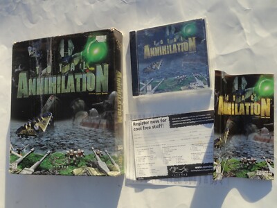 TAPED OPEN BIG BOX Total Annihilation PC game 1997 NEW SEALED JEWEL CASE CD