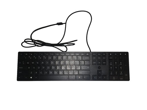 HP USB Wired 320K Slim Business Desktop Keyboard HSA-P010K