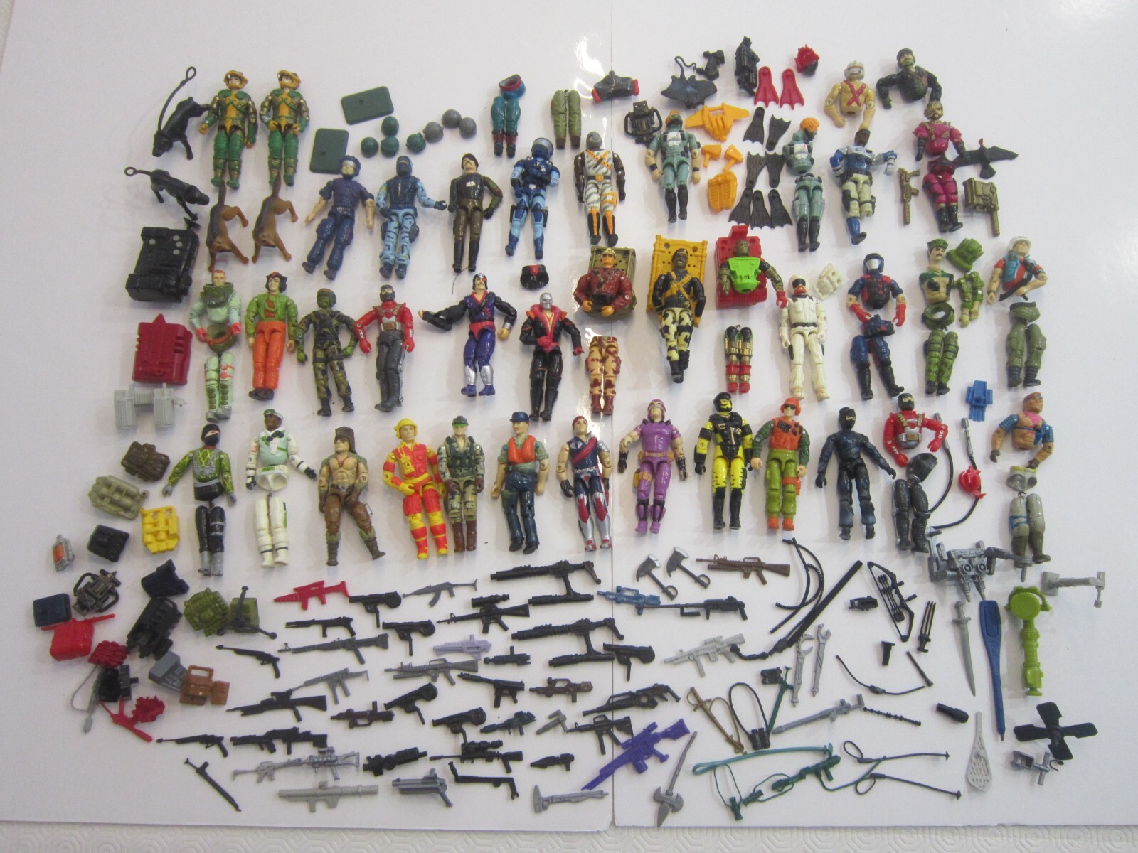 【未開封品】 G.I.ジョー U.S.アーミー パラシュートチーム アーミーゴ Vintage 1980's Huge Lot of GI Joe Figures, , Parts, Weapons