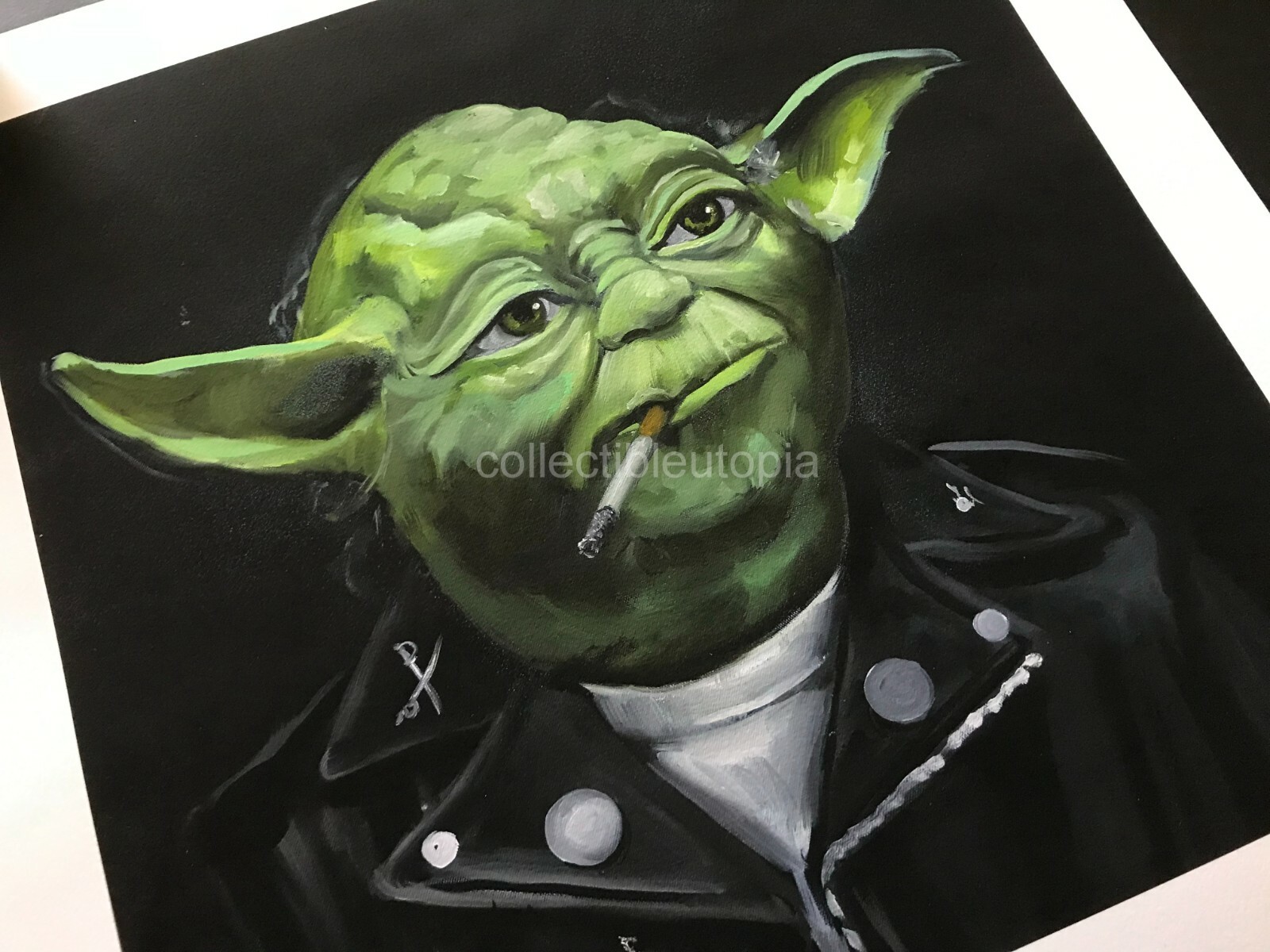 graffiti art スターウォーズ　ヨーダ(手描き)美品 graffiti art スターウォーズ ヨーダ(手描き)美品