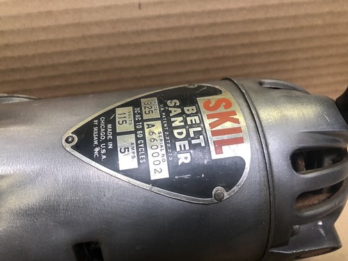 Vintage Skil Locomotive Belt Sander Model 325