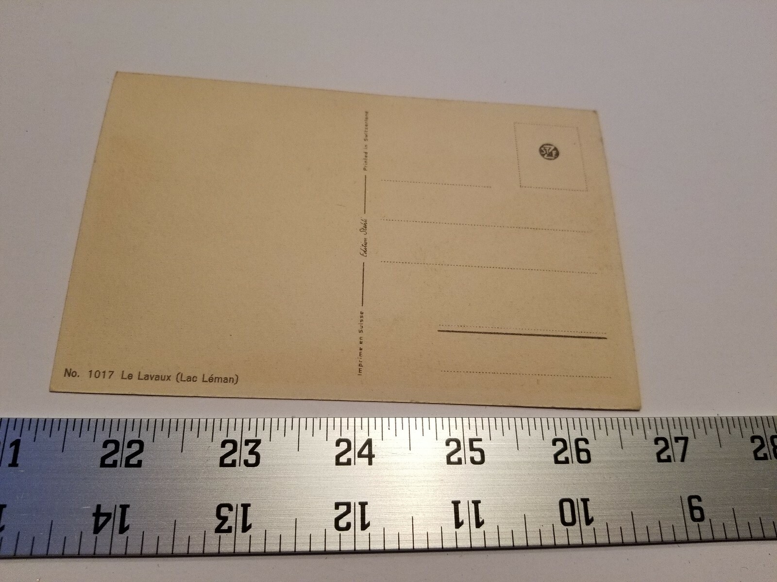 Home Treasure Le Lavaux Postcard Switzerland Postal Card Lake Geneva Mountains