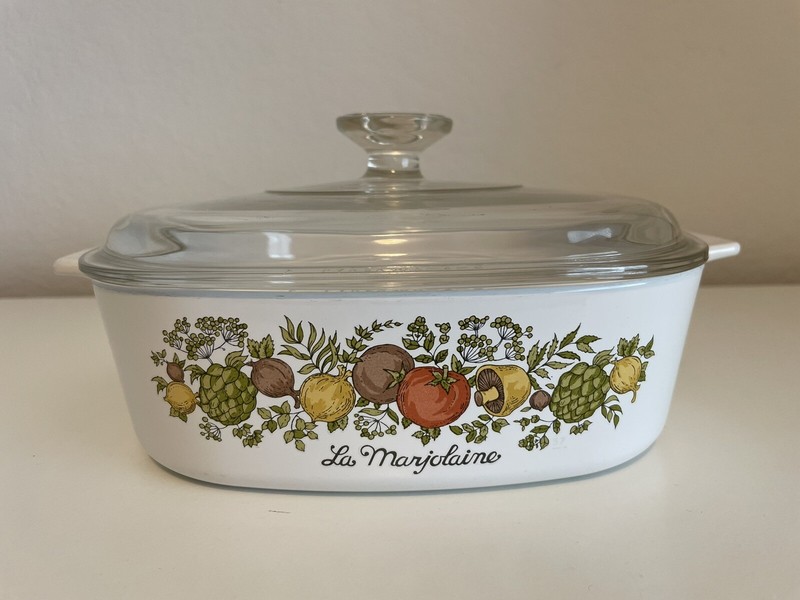 Vintage Corning Ware Spice Of Life La Marjolaine A-2-B 2