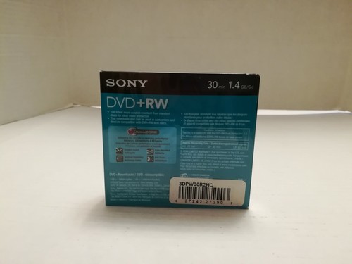 BRAND NEW! SEALED! 3-Pack Sony Handycam DVD+RW (30 min/1.4 GB) DVD-Rewritable