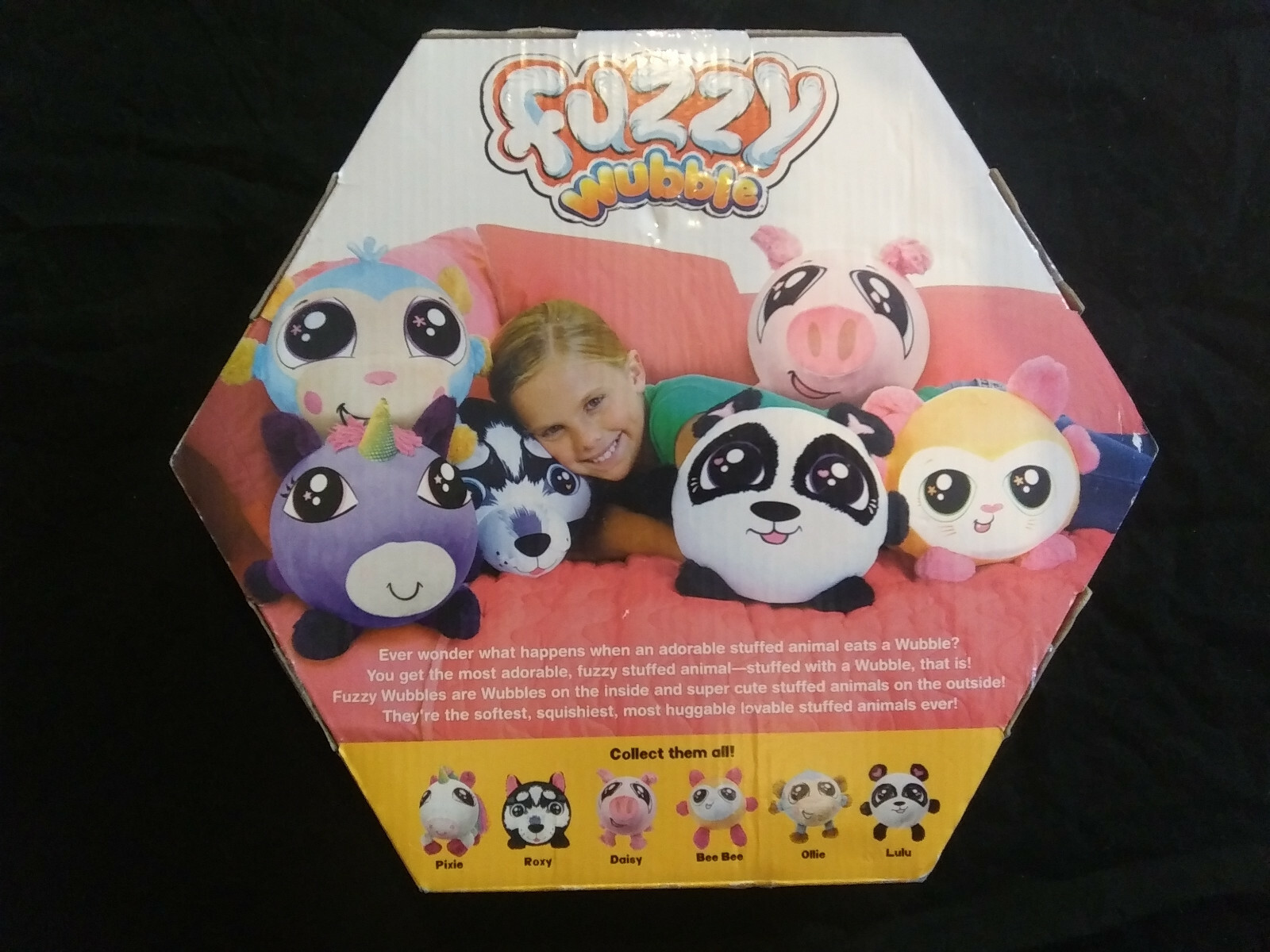 Fuzzy Wubble Ball - Roxy the Huskey - Stuffed Animal