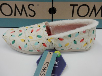 toms christmas light shoes womens