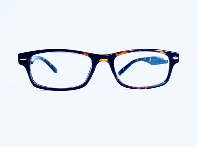 Magnivision Brown Tortoise Rectangular Reader Eyeglasses +2.0 50 17 140
