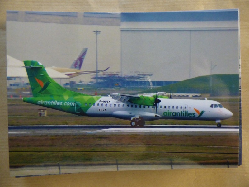 Air Antilles   Atr 72 600   F-Wwek     /  Collection Vilain NÂ° 967