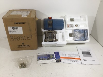 NEW Rosemount 1151AP5E12M1B1 Absolute Pressure Transmitter; 4-20 mA, 0-55 in-hg