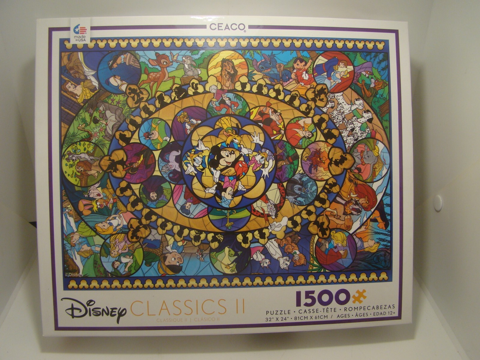 Ceaco Disney Classics II 1500 Piece Puzzle 43402 Mickey