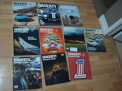 Hagerty Drivers Club Magazines Lot of 10 2019-2021