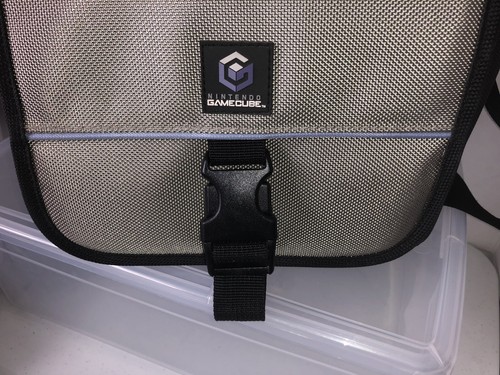 Official Nintendo GameCube Soft Travel Bag, Console Carrying Case, Grey & Black