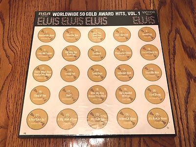 ELVIS PRESLEY ~ WORLDWIDE 50 GOLD AWARD HITS VOLUME ONE