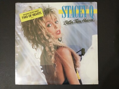 1986 SEALED LP ''Better Than Heaven'' STACEY Q Atlantic Hype Sticker Hi NRG Synth*