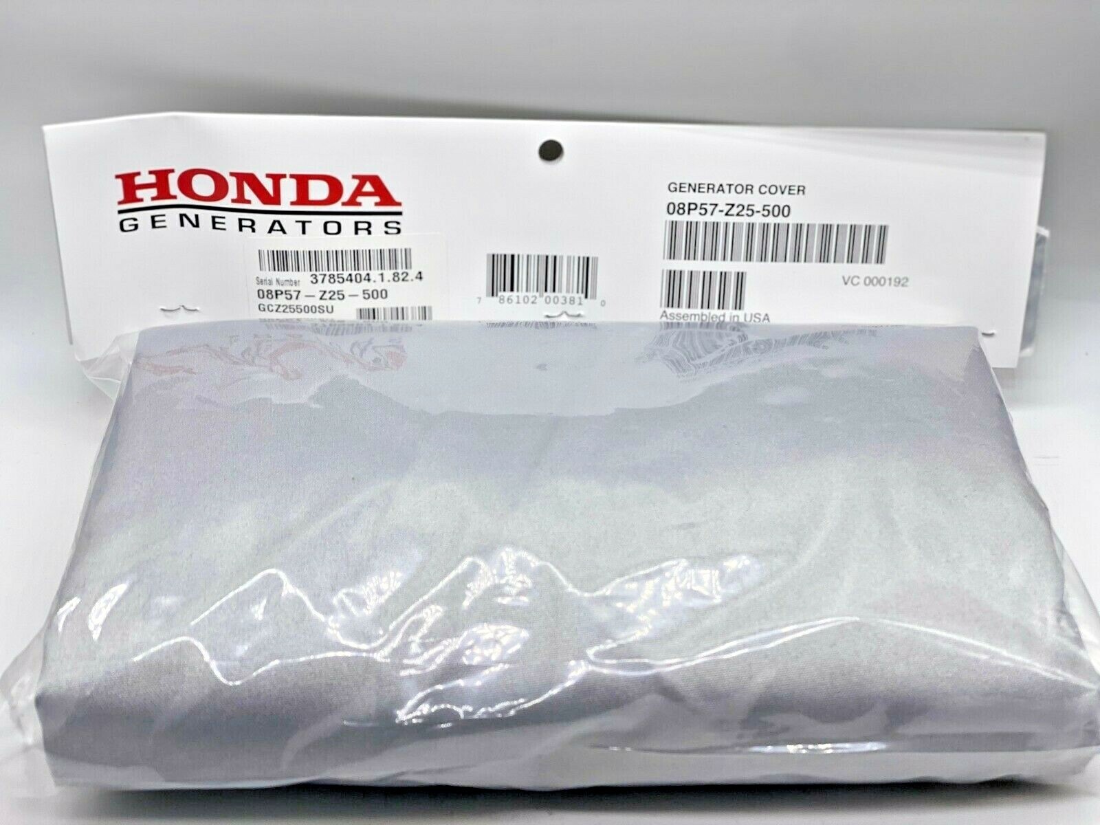 New OEM Honda 08P57Z25500 EU6500is, EU7000is Generator Cover SAME DAY