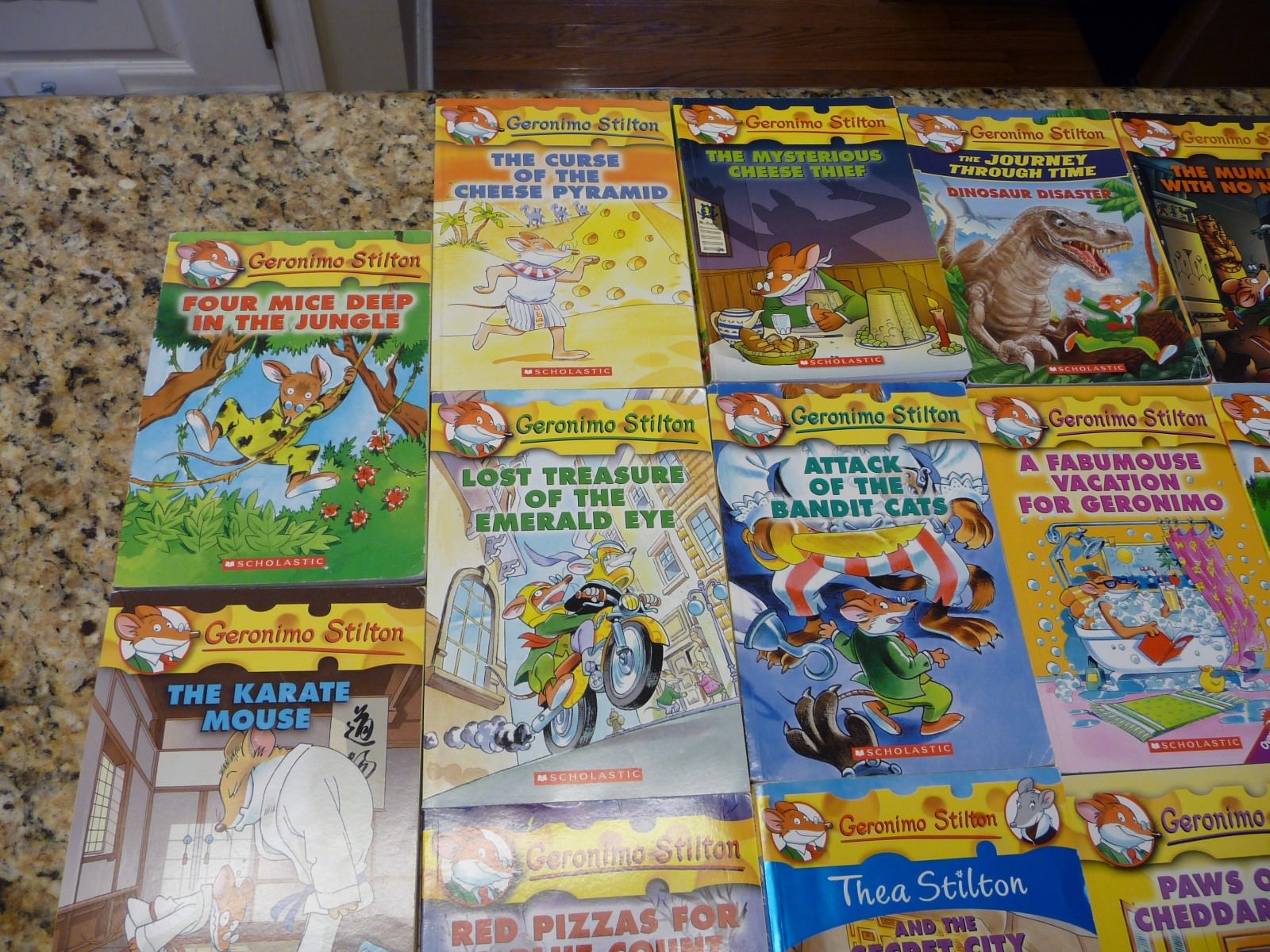 17 Geronimo Stilton book lot scholastic chapter children's A.R. paperback used