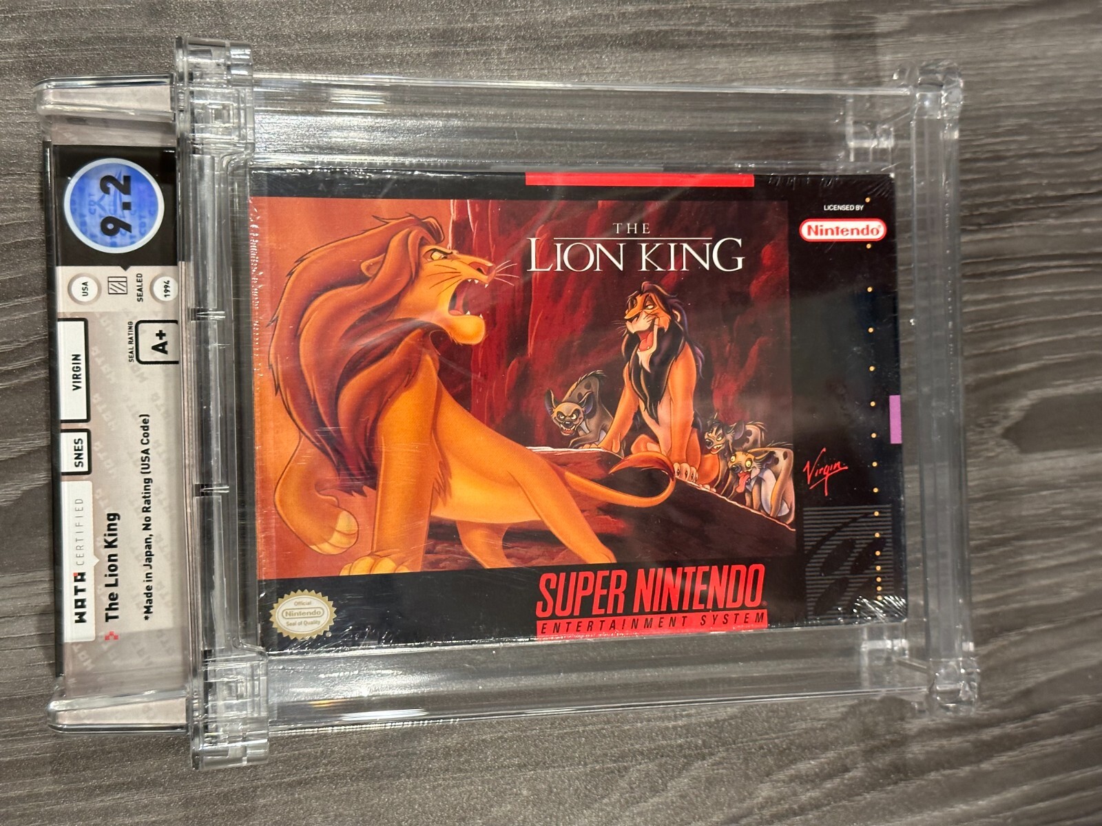 SFC★THE LION KING SNES 海外版(国内本体動作不可) SFC☆THE LION KING SNES 海外版(国内本体動作不可)☆箱付・説明