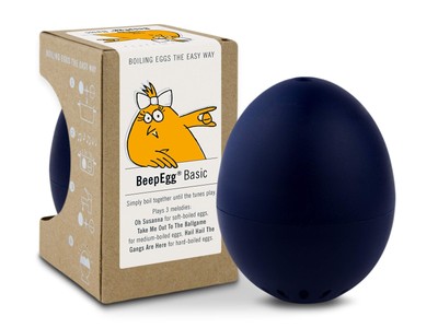 Brainstream BeepEgg Basic, Night Blue, Singing and Floating Egg Timer, Cook Perf