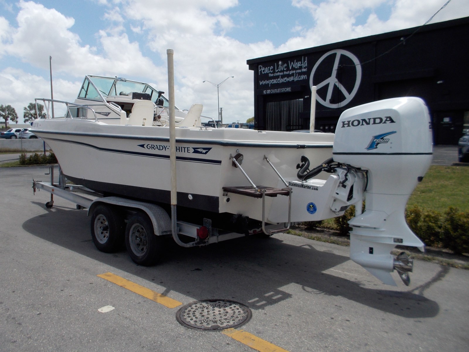 1988/2016 Grady White 204 with Honda 200 HP and Aluminum Trailer