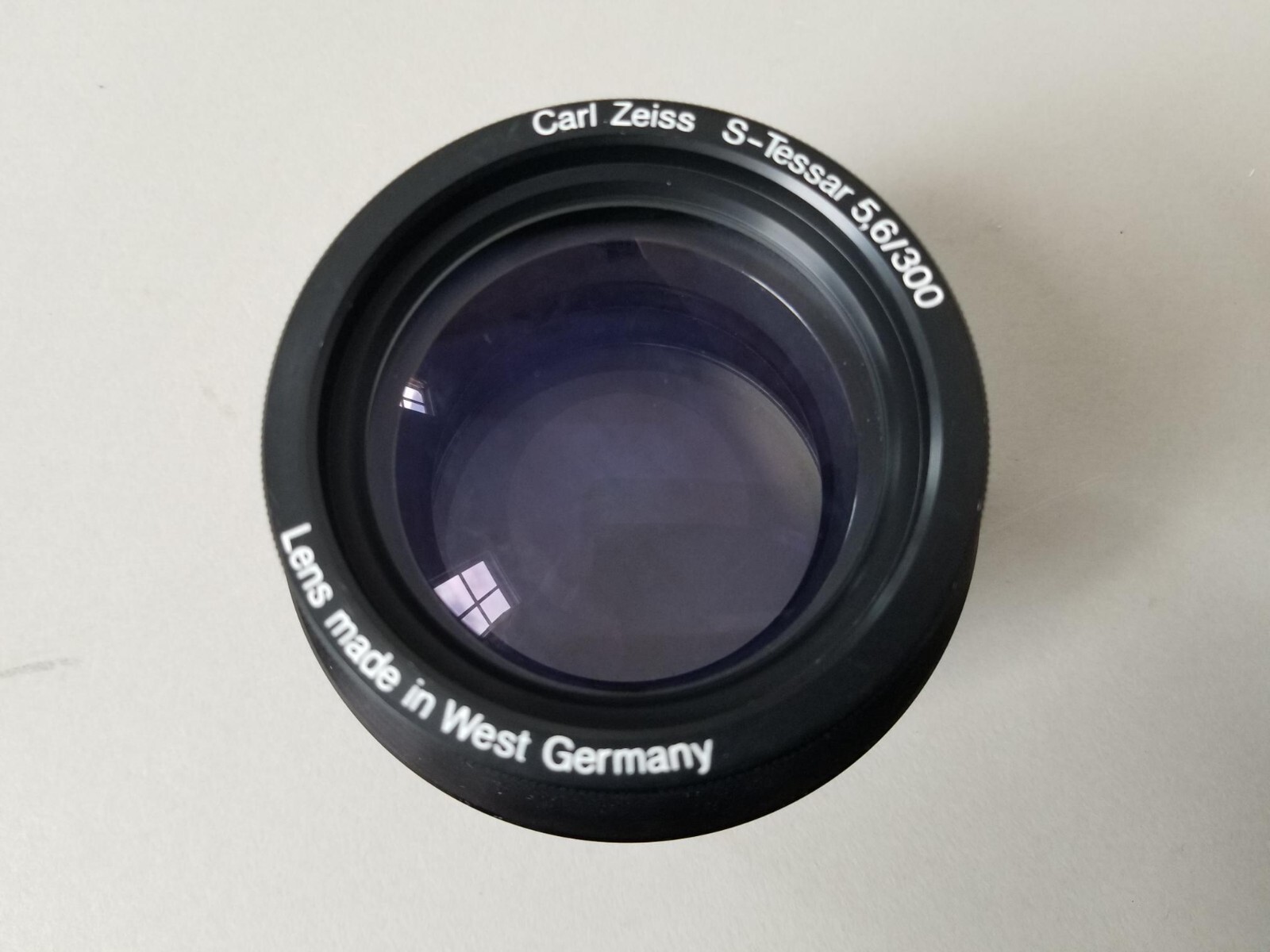 Vintage Carl Zeiss S-Tessar F: 5, 6/300mm Barrel Lens West Vintage Carl Zeiss S-Tessar F: 5, 6/300mm Barrel Lens West