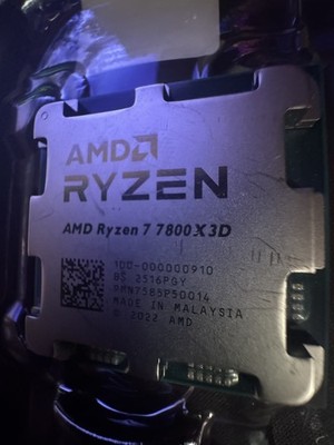 新品未使用AMD 7800x3d AMD Ryzen 7 7800X3D Zen4 CPU Gets Price Drop