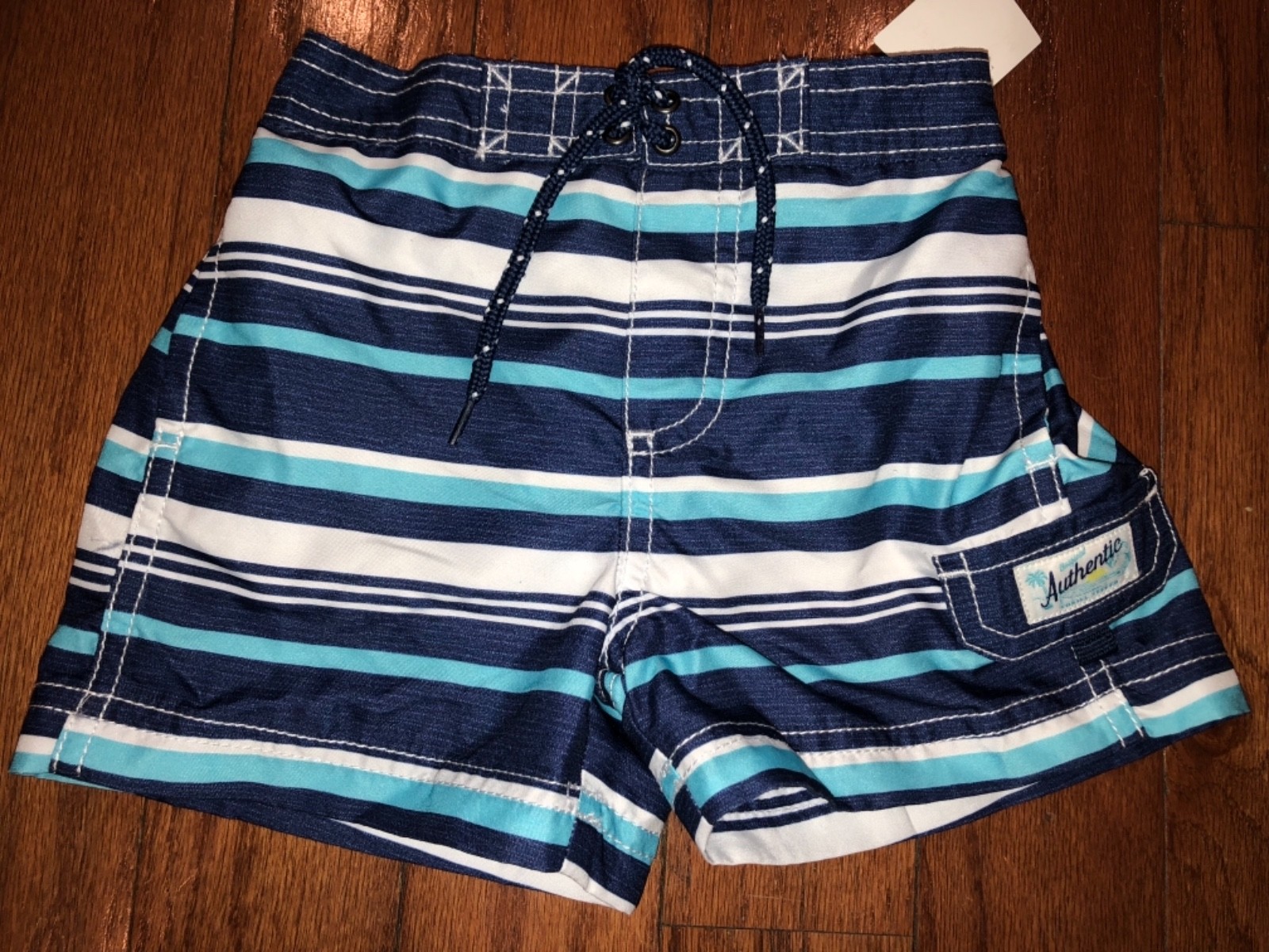 NWT Baby toddler boy Carter’s rashguard trunks shorts swimsuit Surf 18 months