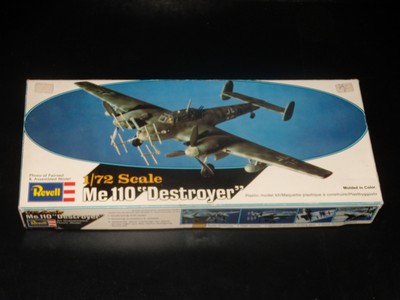 Maqueta Me 110 Destroyer Revell -1/72- Modelo Kit Completo
