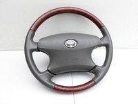 Toyota Previa Estima R3 00-05 Lenkrad Airbaglenkrad Leder Holzdekor Toyota Previa Estima R3 00-05 01.07.2000... Vorschau 1