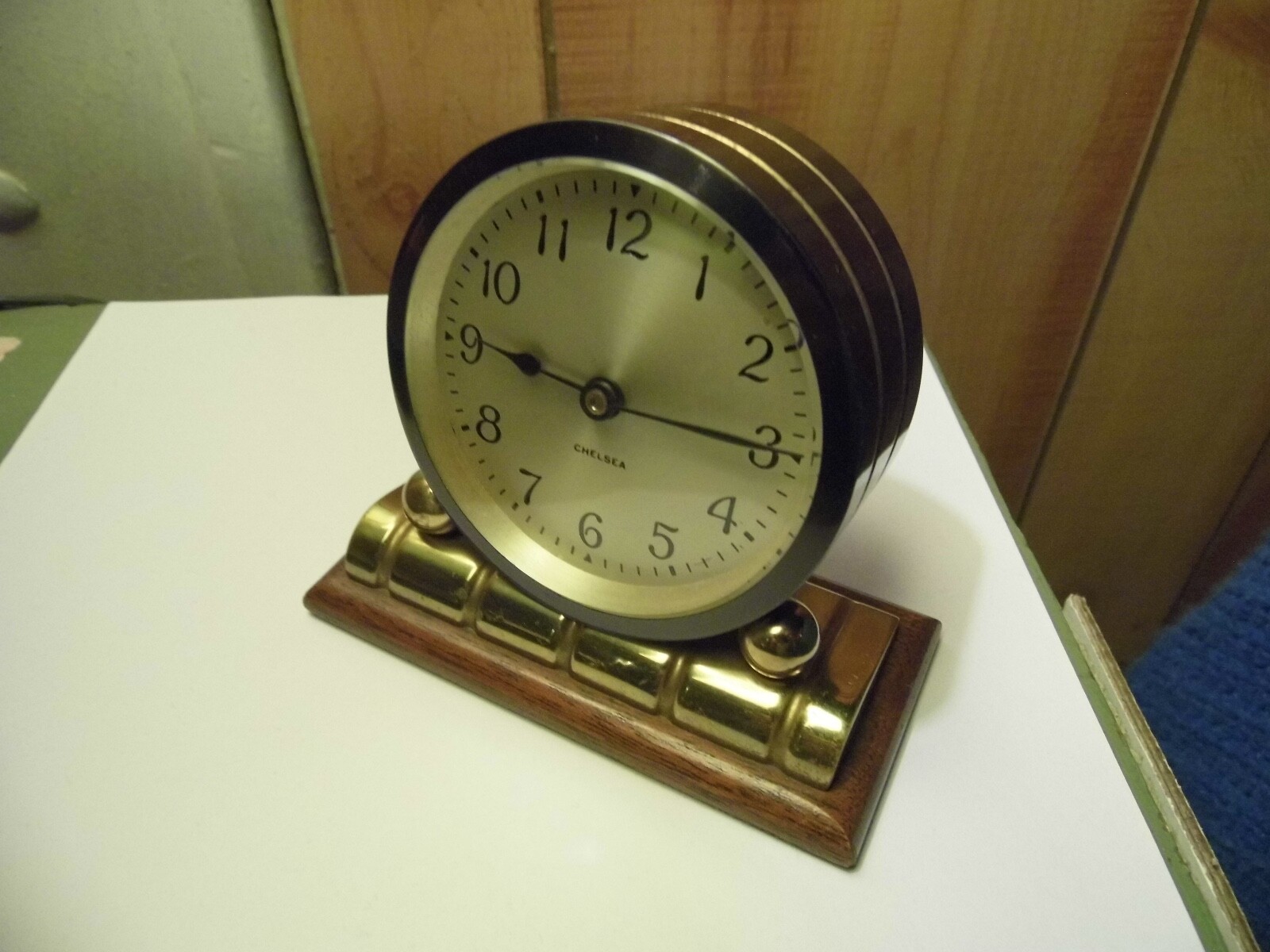 Chelsea Clock Co. Boston USA Rare Model Milton Desk Clock