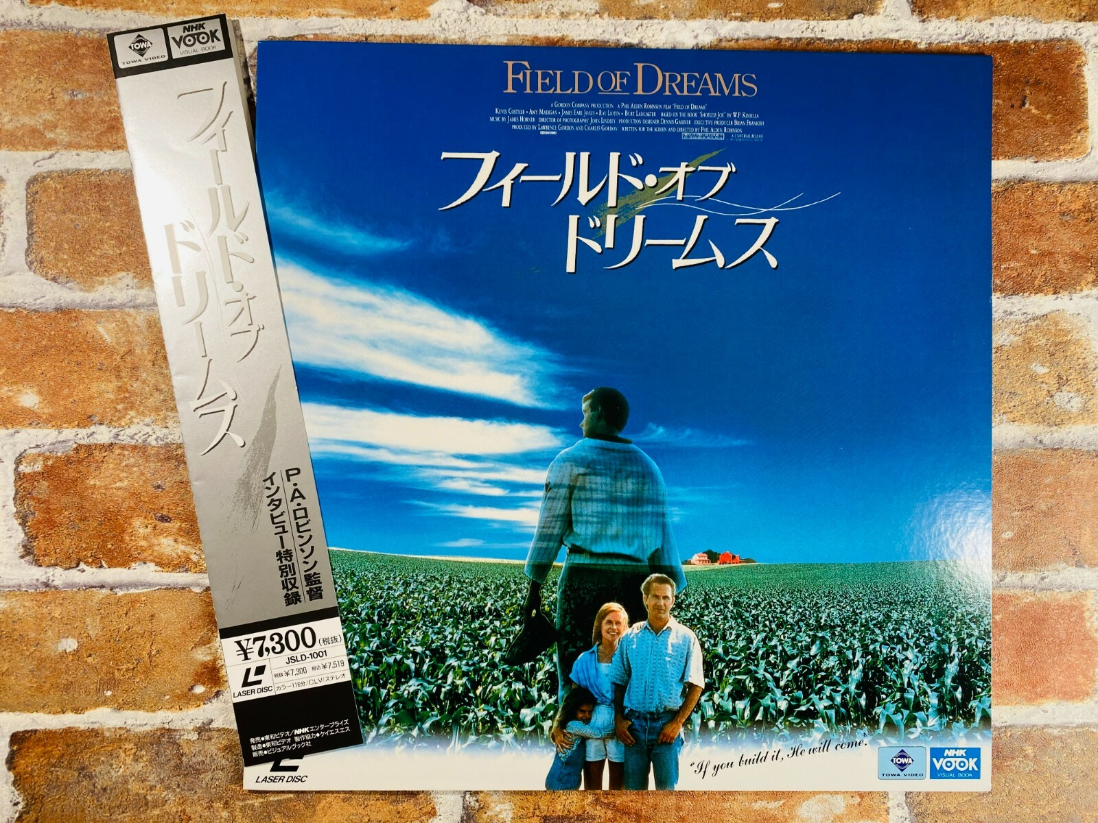 FIELD OF DREAMS Laser Disc LD Japan JP w/Spine Kevin Costner