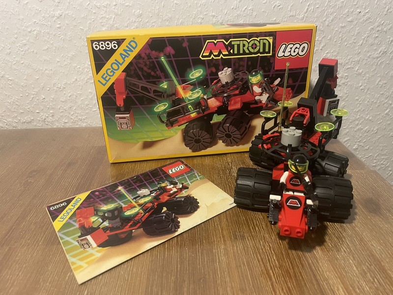Lego 6896  Celestial Forager 1990 Space M-Tron Komplett Mit Ovp & Ba Karton 