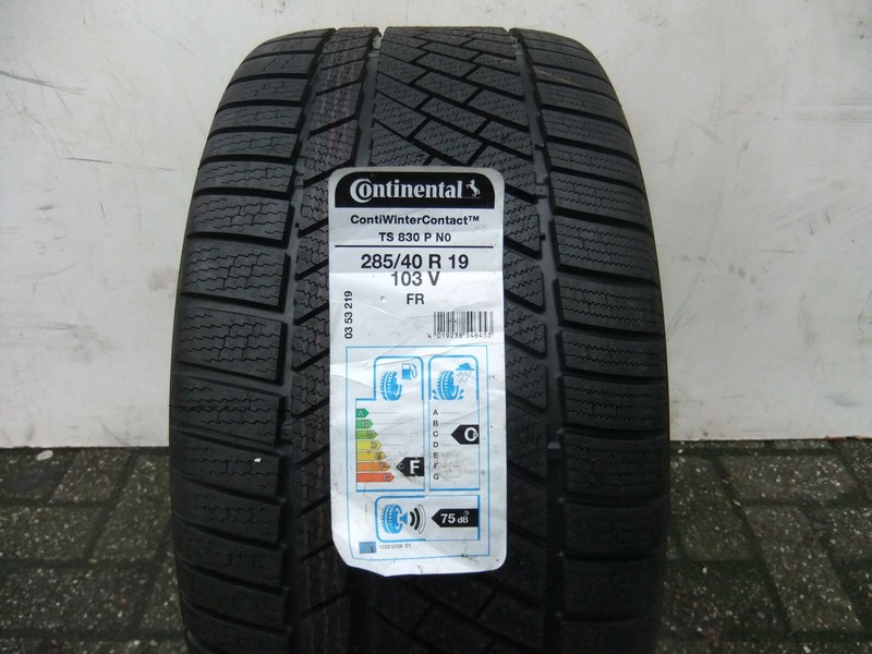 1 Winterreifen Continental Contiwintercontact Ts 830 N0 285/40r19 103v 