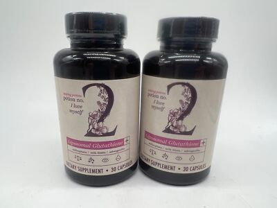 (2) Ladybug Potion No 2 I Love Myself LIPOSOMAL GLUTATHIONE 30 capsule 12/24