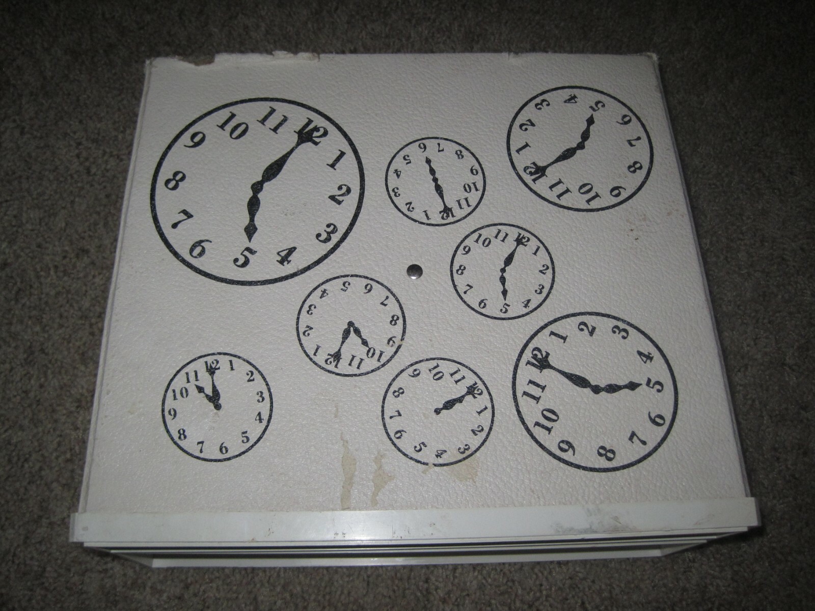 Vintage 1970's SEARS Child's Record Player CLOCK-O-GRAPH Works!