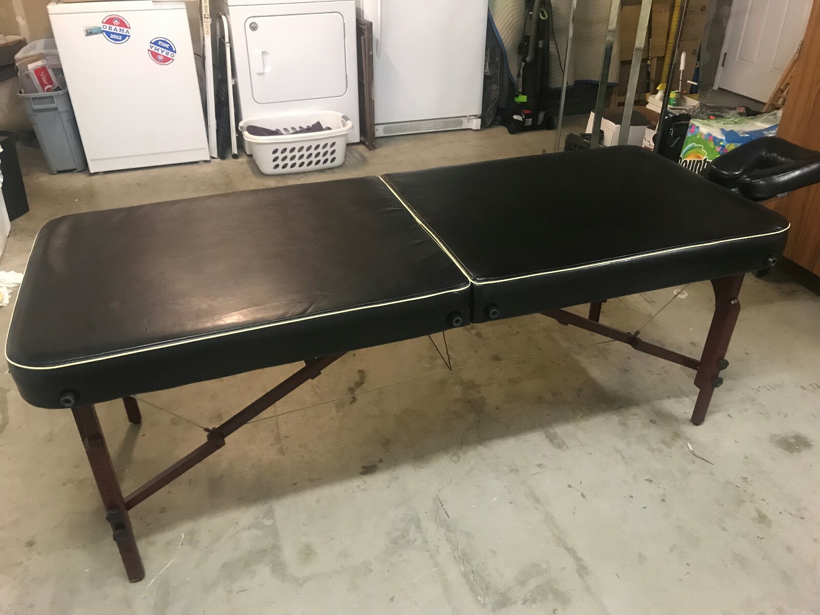 Mastercraft Black Portable Massage Table with Carrying Case